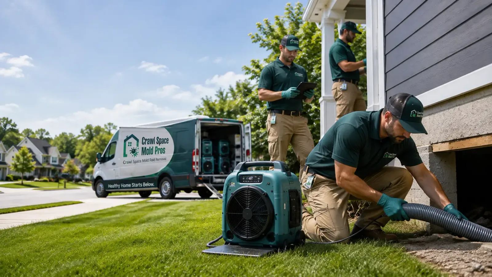Crawl Space Mold Removal in Antigo, WI